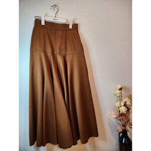 Brown Midi Skirt